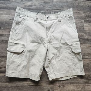 Copper & Oak Supply Co Men's Khaki Cargo Shorts